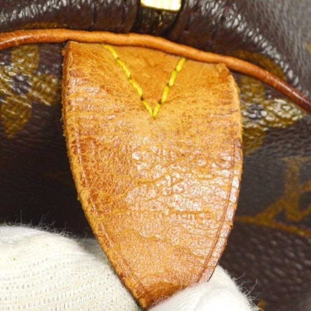 Authentic Louis Vuitton Satchel Bag Speedy 30 Monogram Used LV Handbag Vintage​ - Picture 5 of 11